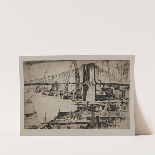 Brooklyn Bridge by Earl Horter