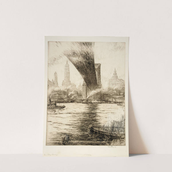 Brooklyn Bridge by Kerr Eby