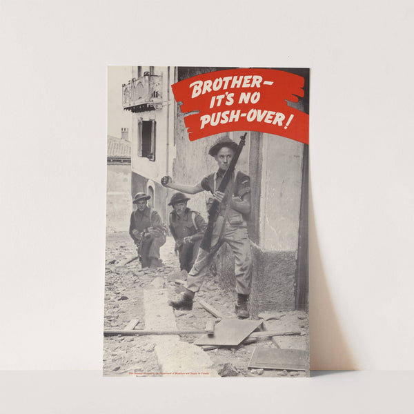 Brother - It's No Push-Over! by Anonymous