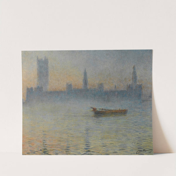 Brouillard sur la Tamise (circa 1895) by Gaston Prunier