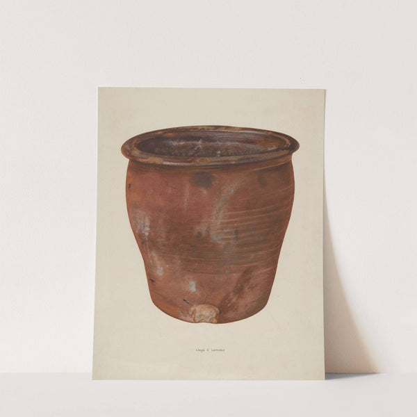 Brown Crock by John Tarantino