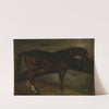 Brown horse by Théodore Géricault
