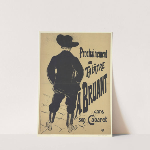 Bruant au Mirliton. Prochainement au théâtre, A. Bruant dans son Cabaret (1893) by Henri de Toulouse-Lautrec