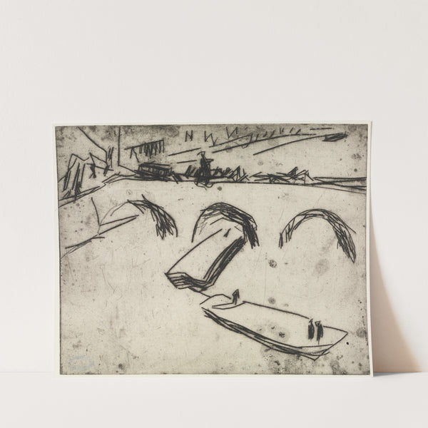 Brücke am Kronprinzenufer, Berlin (1909) by Ernst Ludwig Kirchner