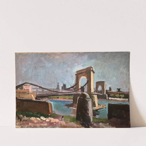 Brücke in Avignon (Südfrankreich) by Otto Geigenberger