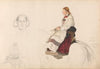 Brudepike Guro Lødve, Vossevangen (1855)
