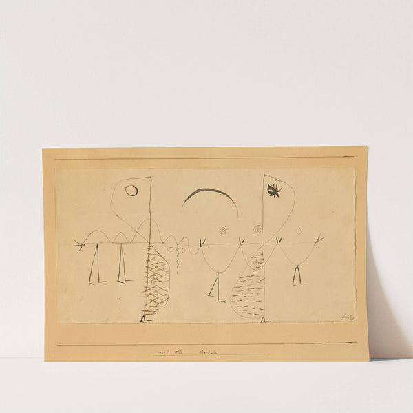 Brüder (1931) by Paul Klee