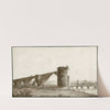 Brug over de Galego bij Saragossa by Otto Howen
