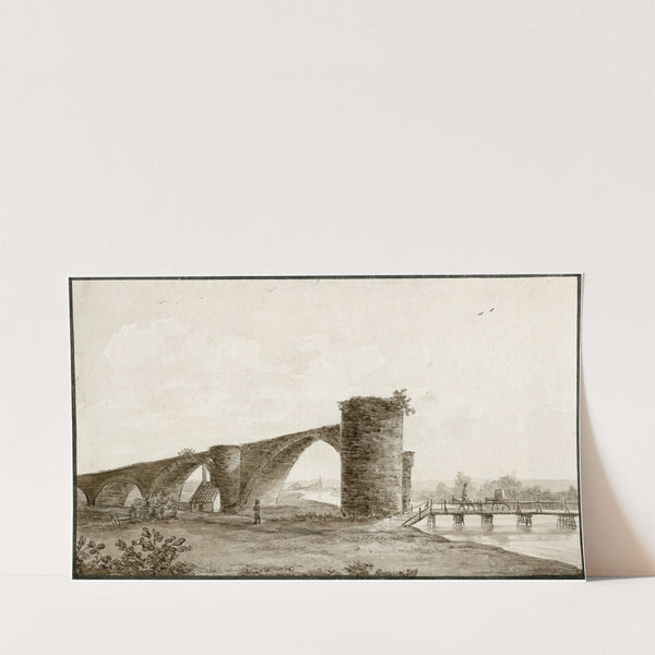 Brug over de Galego bij Saragossa by Otto Howen