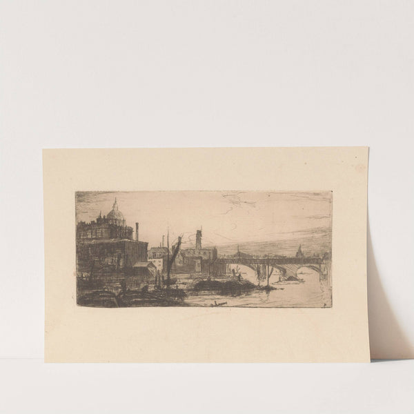 Brug over de Theems in Londen. (1888-1934) by Willem Adrianus Grondhout