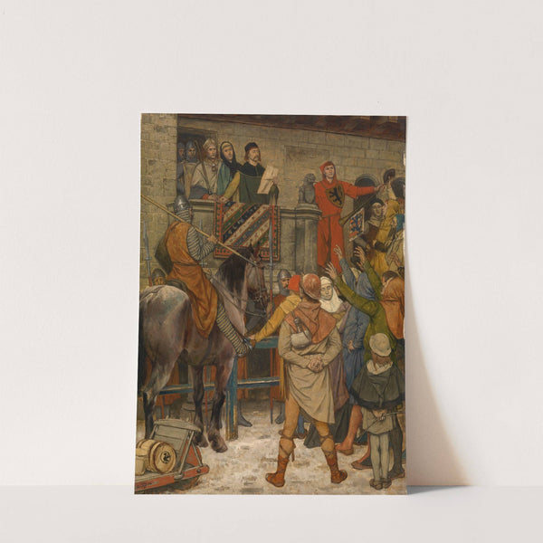 Bruges Receives its City Charter from Philip of Alsace (1890) by Albert Frans Lieven De Vriendt