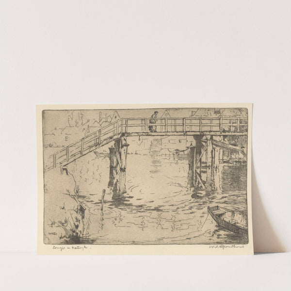 Brugje in Katwijk (1888-1934) by Willem Adrianus Grondhout