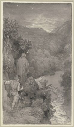Brun und Diether auf dem Heimweg