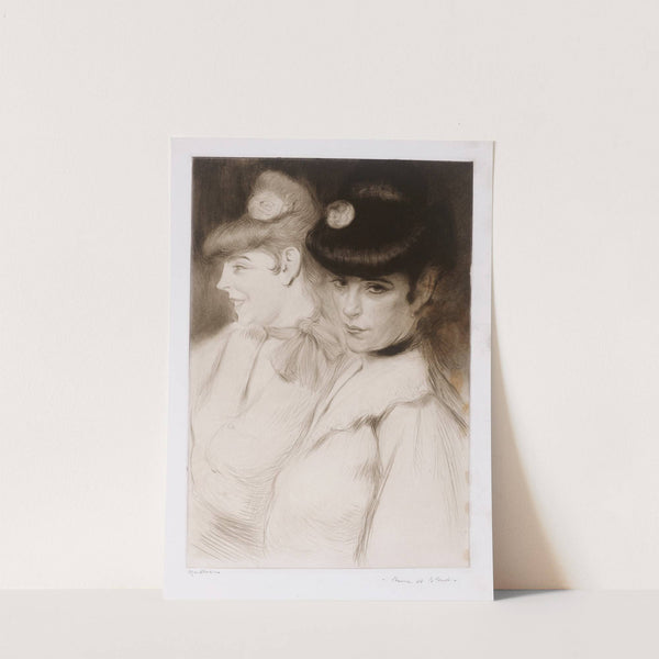 Brune et blonde (1907) by Edgar Chahine