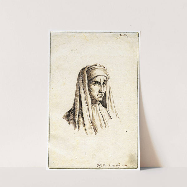 Brunelleschi (zgn. Giotto) by David Humbert de Superville