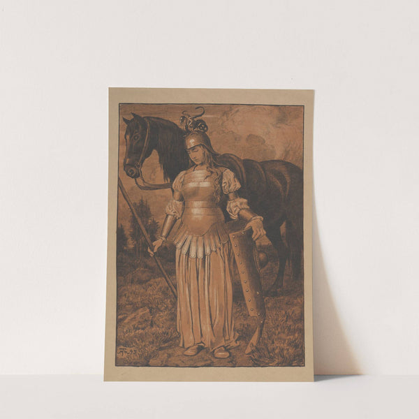 Brunhild (Valkyrie) (1895) by Hans Thoma