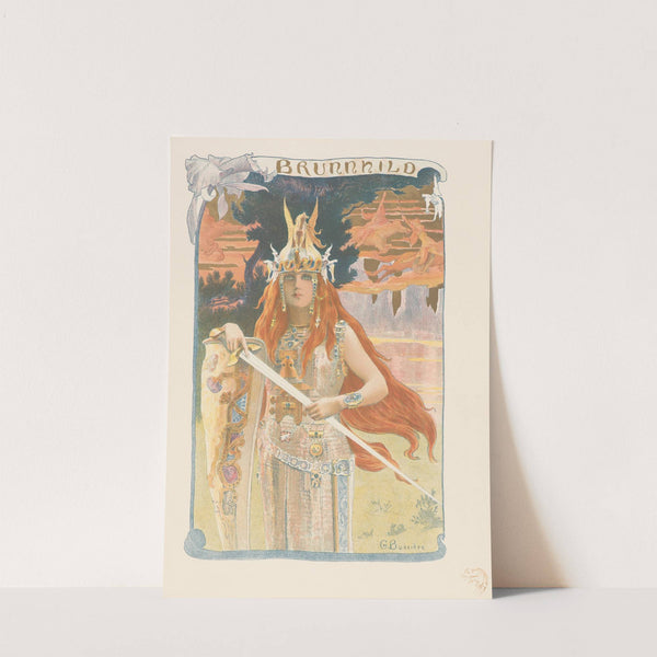 Brunhilde (Brunnhild) (ca. 1898) by Gaston Bussière