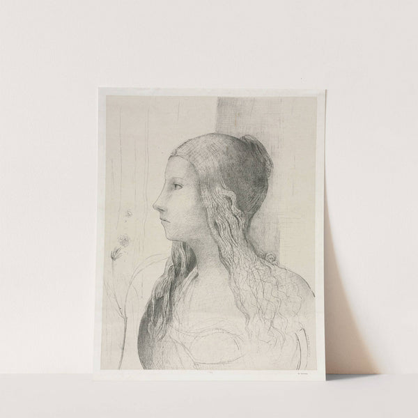 Brünnhilde in Twilight of the Gods (1894) by Odilon Redon