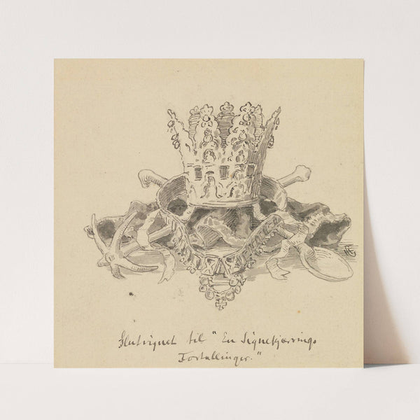 Brurestas (1878) by Hans Gude