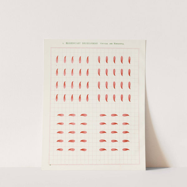 Brushwork Pl.01 (1903) by Marion Hudson