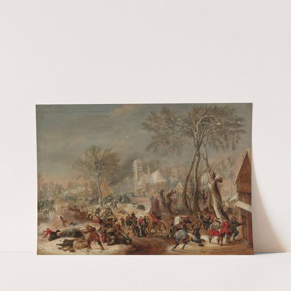 The Sack Of A Village by Peter Snayers