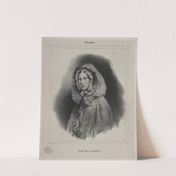Brussels; Young Girl in a Cape (1796–1877) by Jean-Baptiste Madou