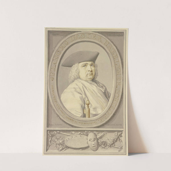 Brustbild des François Decker by Tako Hajo Jelgersma