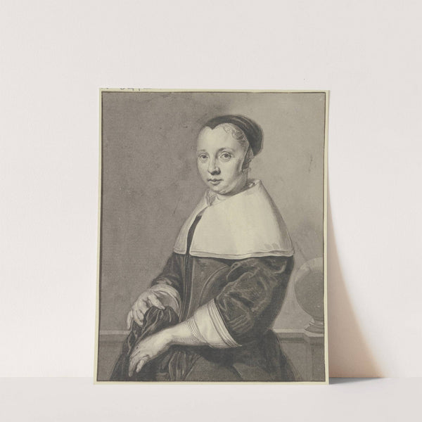 Brustbild einer Frau nach links by Aert Schouman