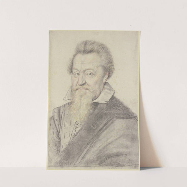 Brustbild eines älteren Mannes mit blondem Bart, den Mantel über die Schulter geworfen by Daniel Dumonstier