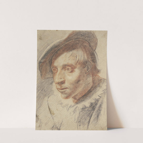 Brustbild eines Bauern mit Kappe by Frans Hals