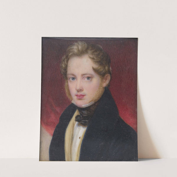 Brustbild eines jungen Herrn by Wenzel Kraus