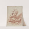 Brustbild eines Mannes im Dreiviertelprofil nach rechts by Jean-Honoré Fragonard