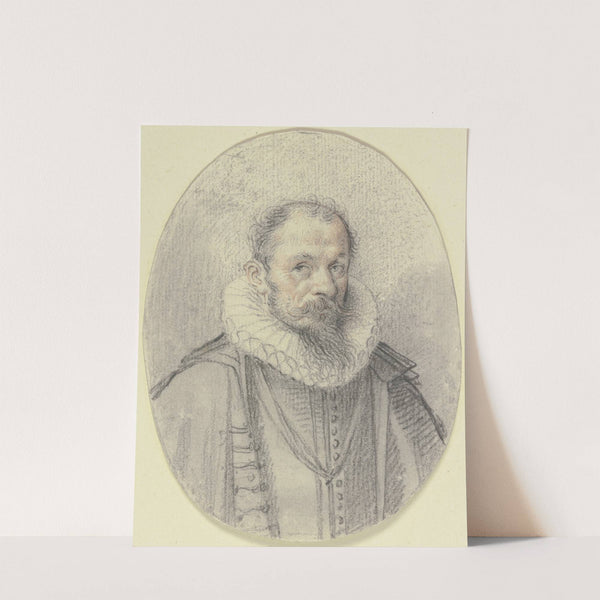 Brustbild eines Mannes mit Spitzbart by Lorenz Strauch