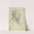 Brustbild eines Mannes nach links mit Gabelbart und Brille by Otto Scholderer