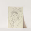 Brustbild Gerda mit erhobenen Armen (ca 1913) by Ernst Ludwig Kirchner