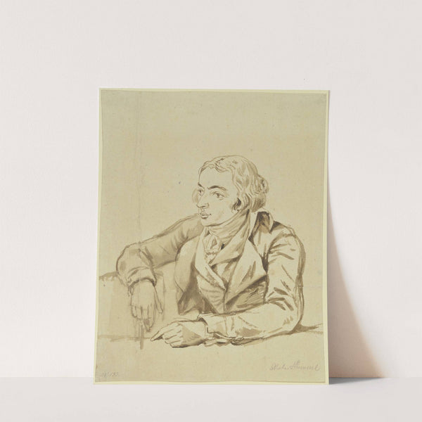 Brustbildnis des Malers Hummel by Wilhelm von Kobell