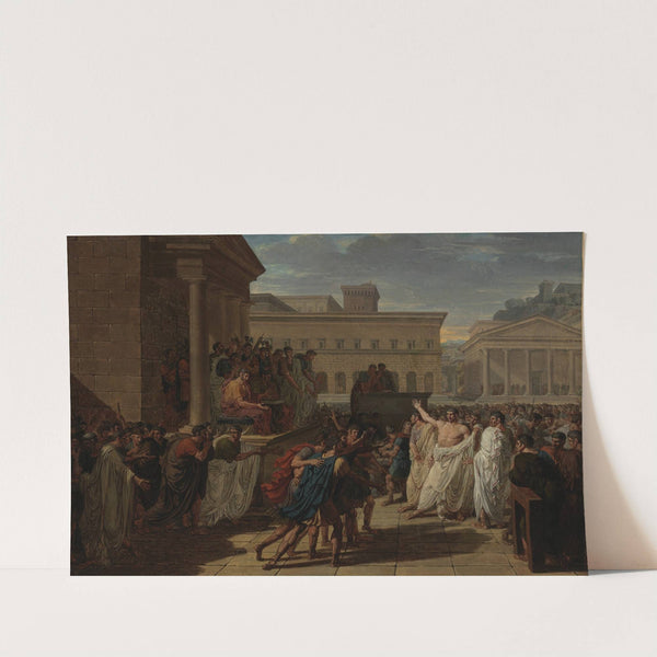 Brutus Listening to the Ambassadors from the Tarquins by Louis Lafitte