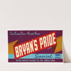 Bryan’s Pride Brand Citrus Label (1930-1950)