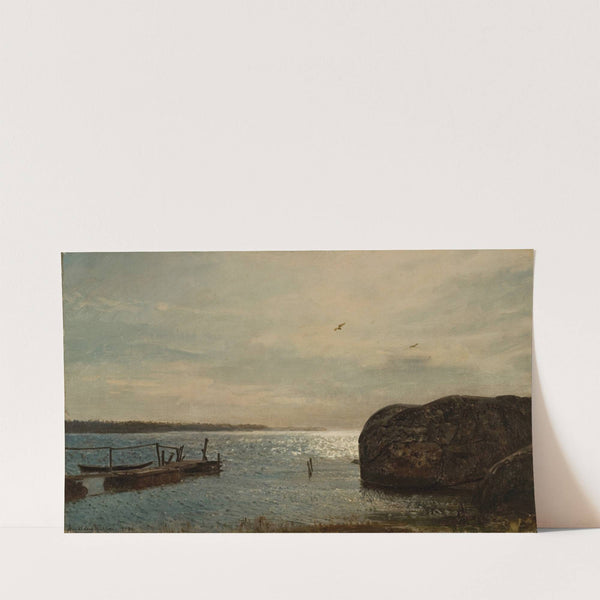 Brygge, Hvaler (1886) by Amaldus Nielsen