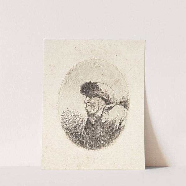 Brystbillede af en gammel kvinde by Cornelis Pietersz. Bega