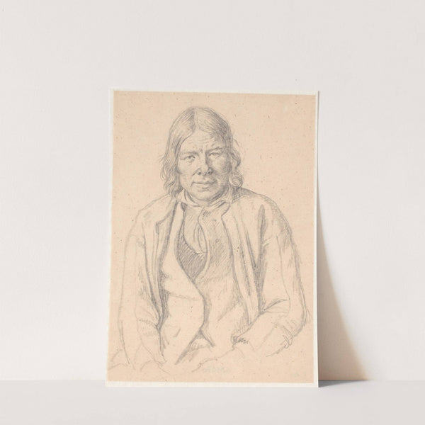 Brystbillede af svensk bonde by Wilhelm Marstrand