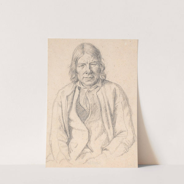 Brystbillede af svensk bonde by Wilhelm Marstrand