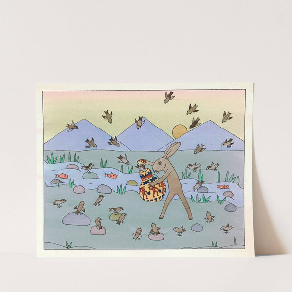 Buch der Hasengeschichten Pl.12 by Tom Seidmann-Freud