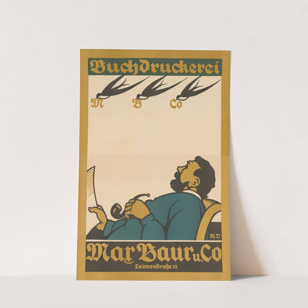 Buchdruckerei – Max Baur u. Co (1920) by Rudolf Dürrwang