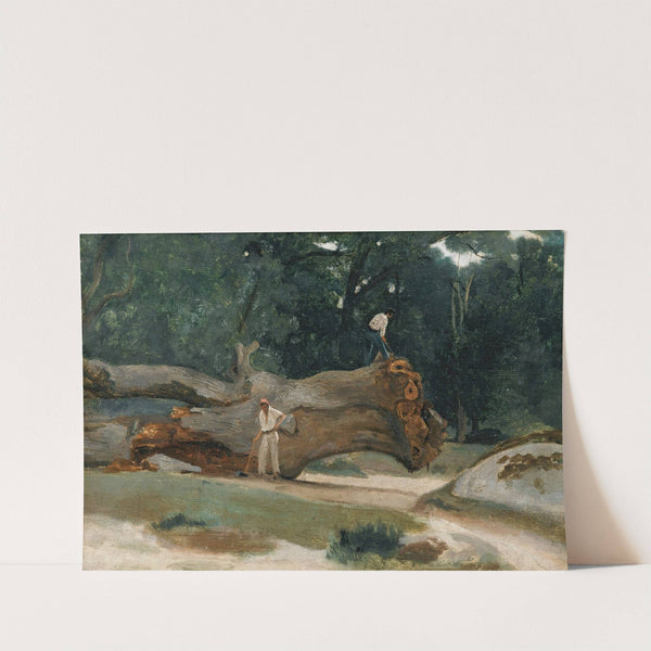 Bûcherons by Jean-Baptiste-Camille Corot