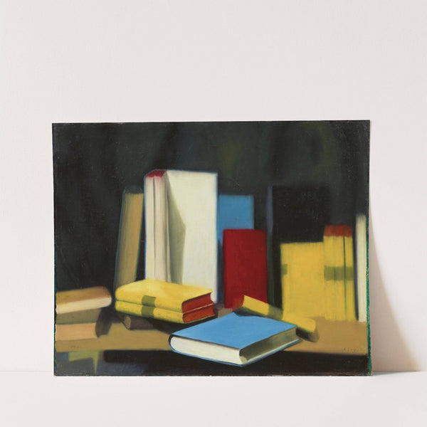 Bücherstillleben (1930) by Arthur Segal