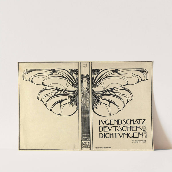 Buchillustrationen – Einbandentwurf für ‘Jugendschatz deutscher Dichtung’ (1897) by Koloman Moser