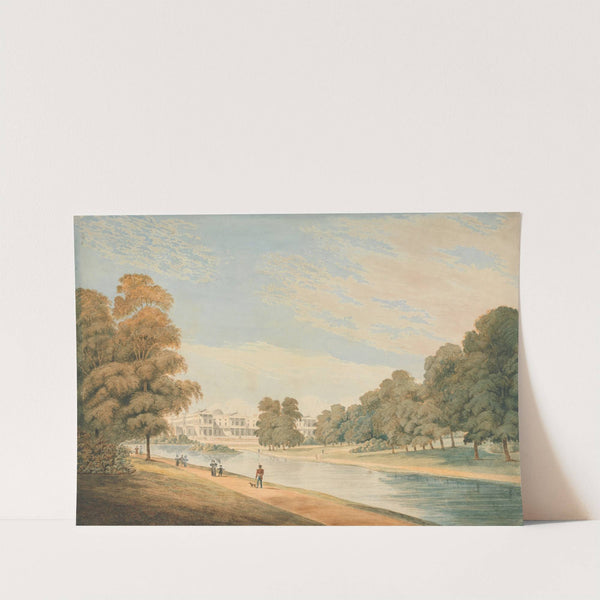 Buckingham Palace from St. James's Park by James Wilcox