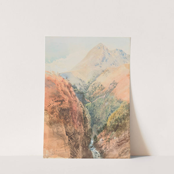 Buckler Burn at the head of Wakatipu Lake by Nicholas Chevalier