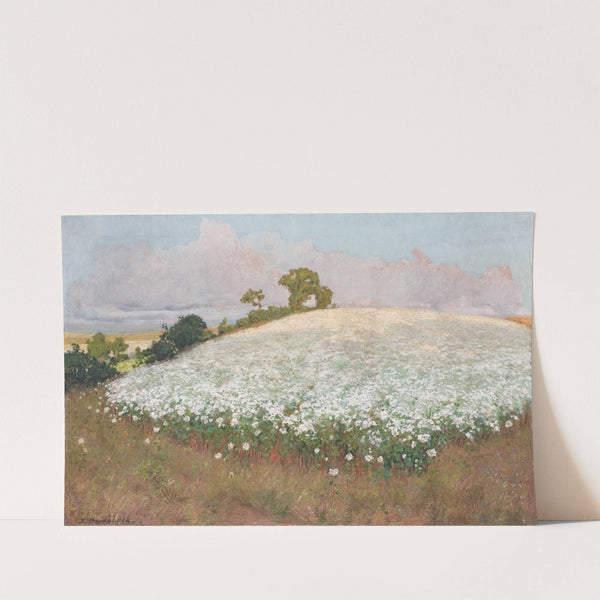 Buckwheat field I (circa 1897) by Fritz Overbeck